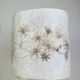 Pink ceramic ball lamp Vallauris, 60s, vintage