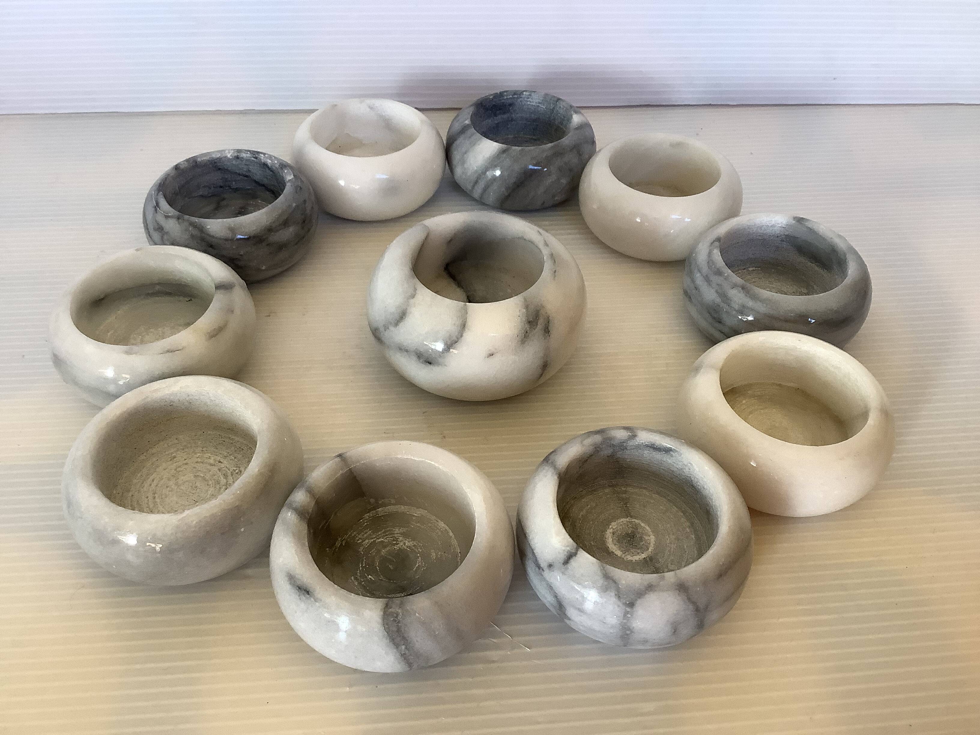 Our marble candle holders