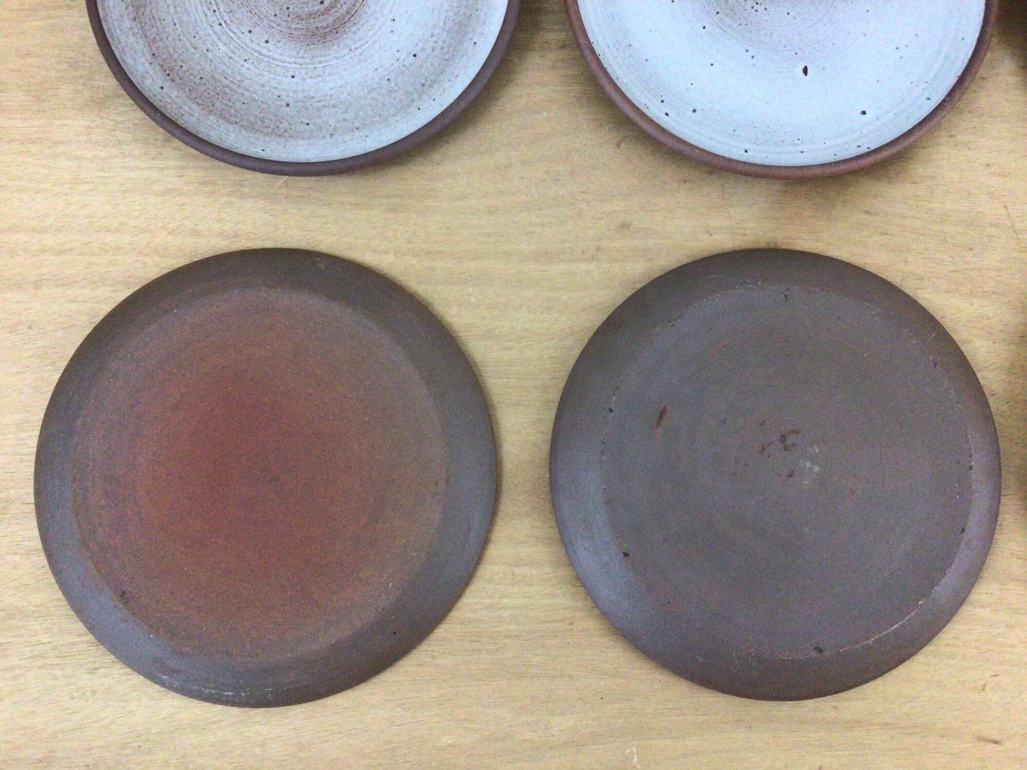 Set of 6 plates in stoneware J&N Pierlot Ratilly