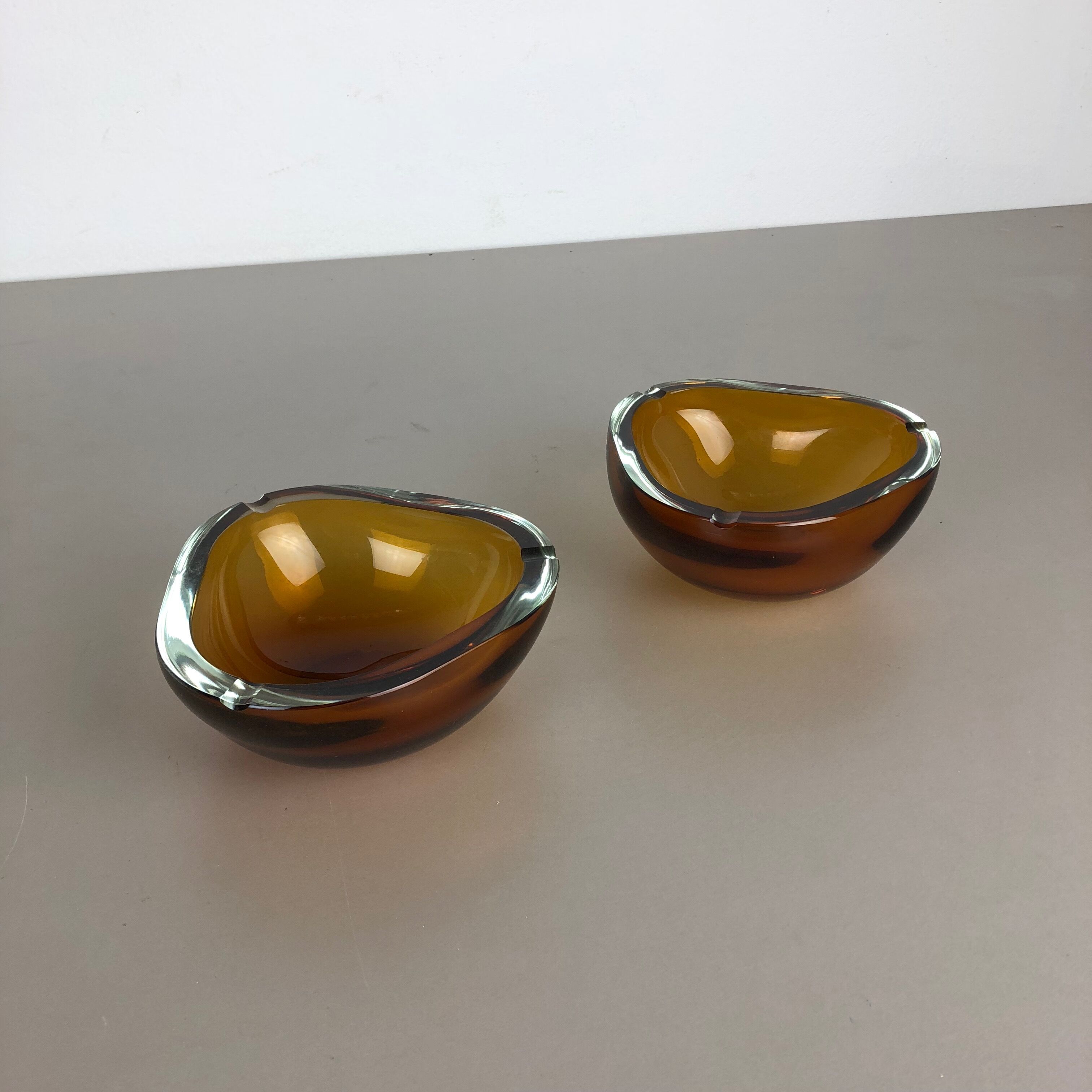 Murano ashtray elements by Antonio da Ros for Cenedese 1960s