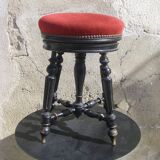 Tabouret de piano ancien, époque Napoléon III