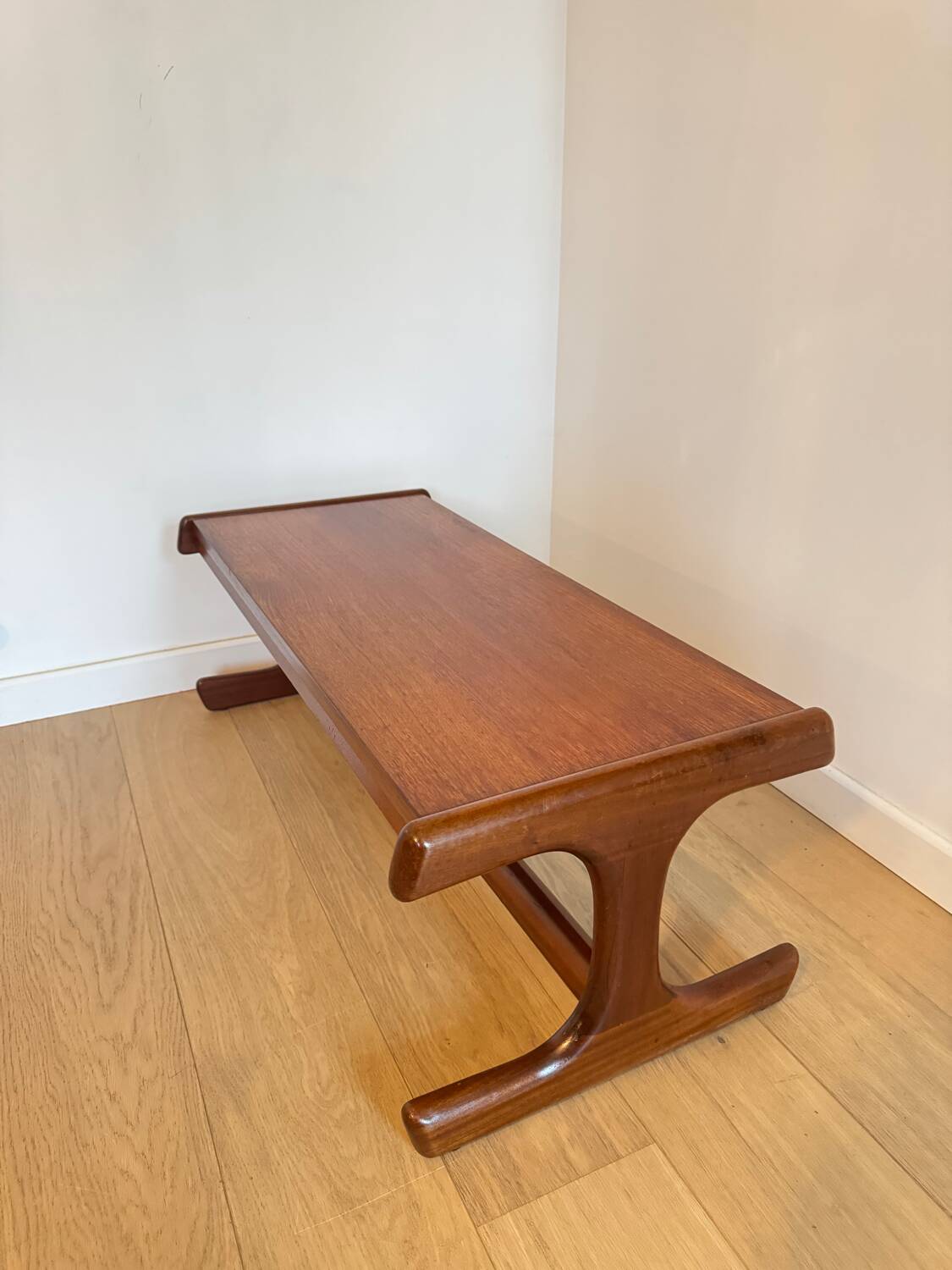70s teak coffee table