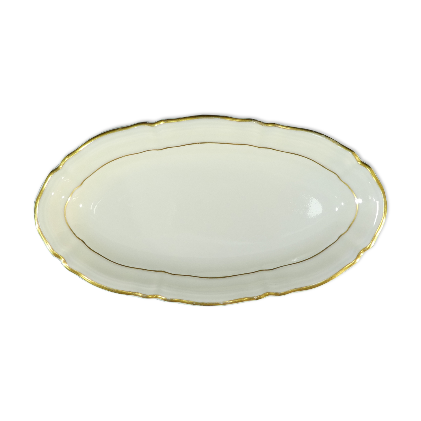 Limoges Bernardaud porcelain ravier model louis xv