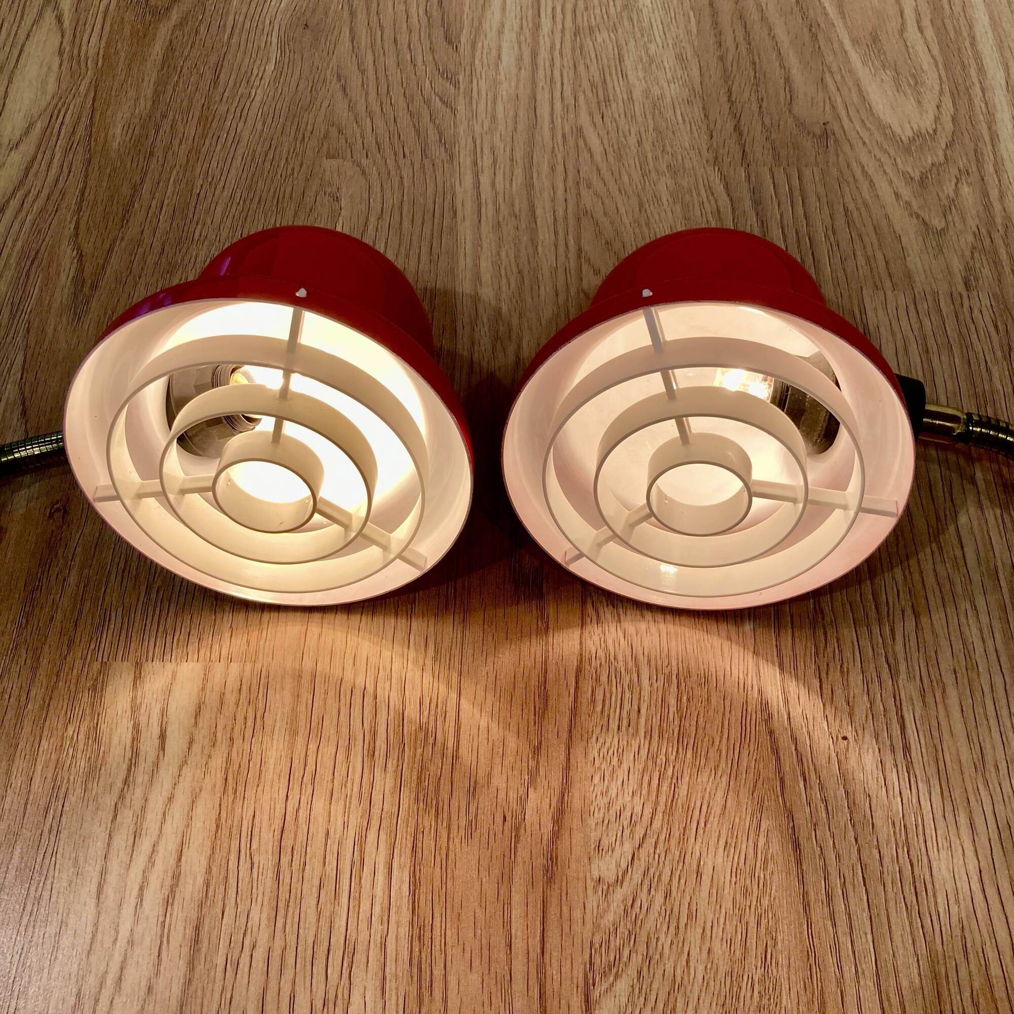 Pair of modular wall lights "1960 design".