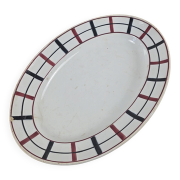 Oval presentation dish Lou Basquez manufacture Saint-Amand