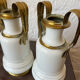 Old Paris porcelain vases from the 19th century