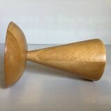 Scandinavian style wooden candle holder