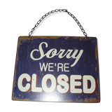 Open metal plate close