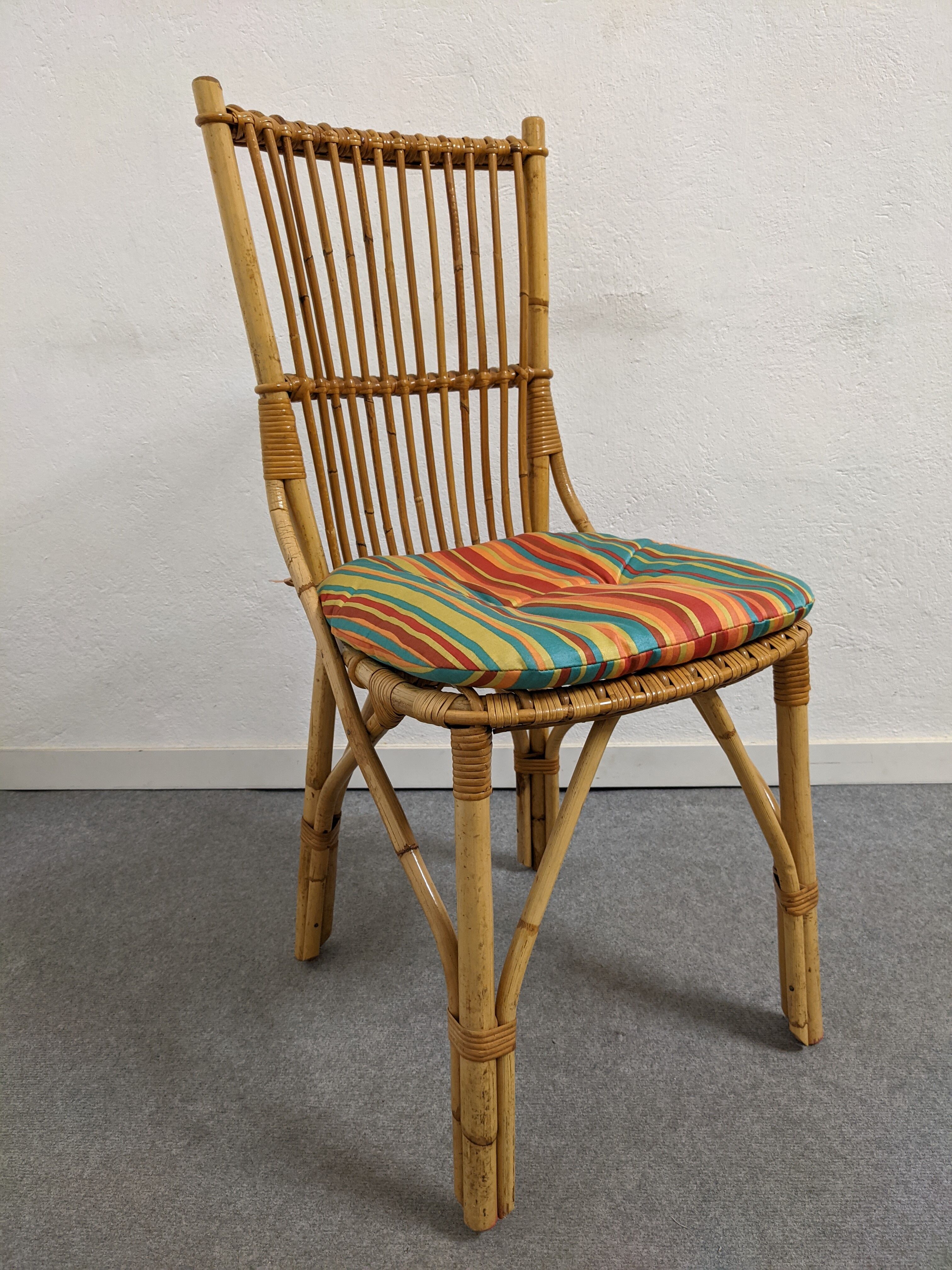 60s/70s bamboo chair