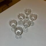 Service verres à digestif en cristal