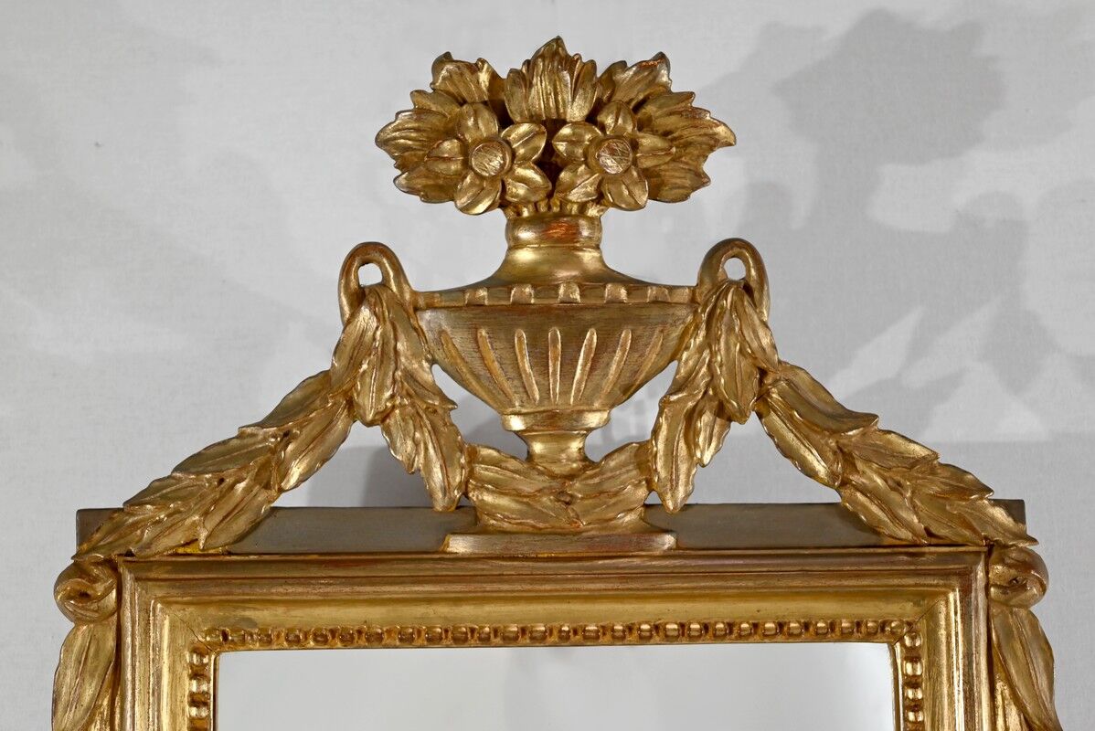 Mirror in gilded wood, louis xvi style – early twentieth century