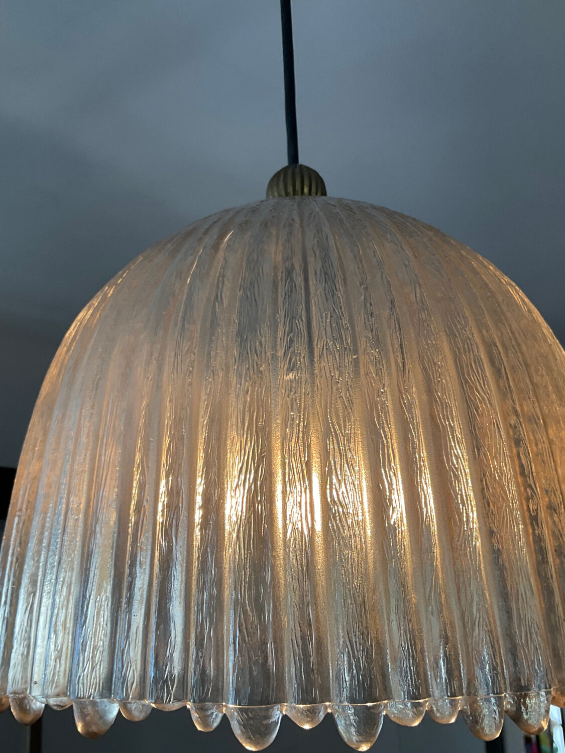 Suspension vintage Peill & Putzler des années 70