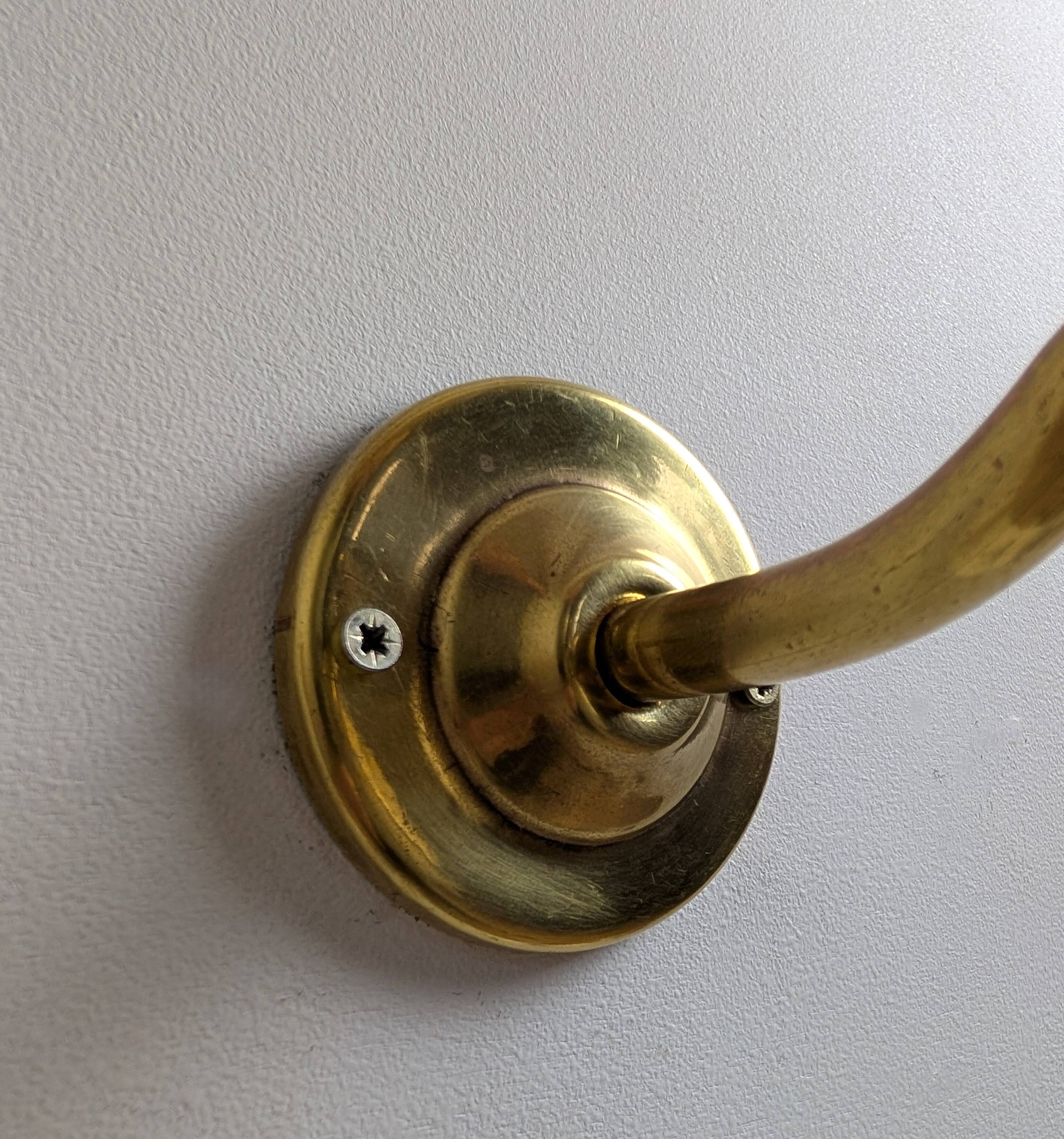 Paire appliques fleurs en nacre