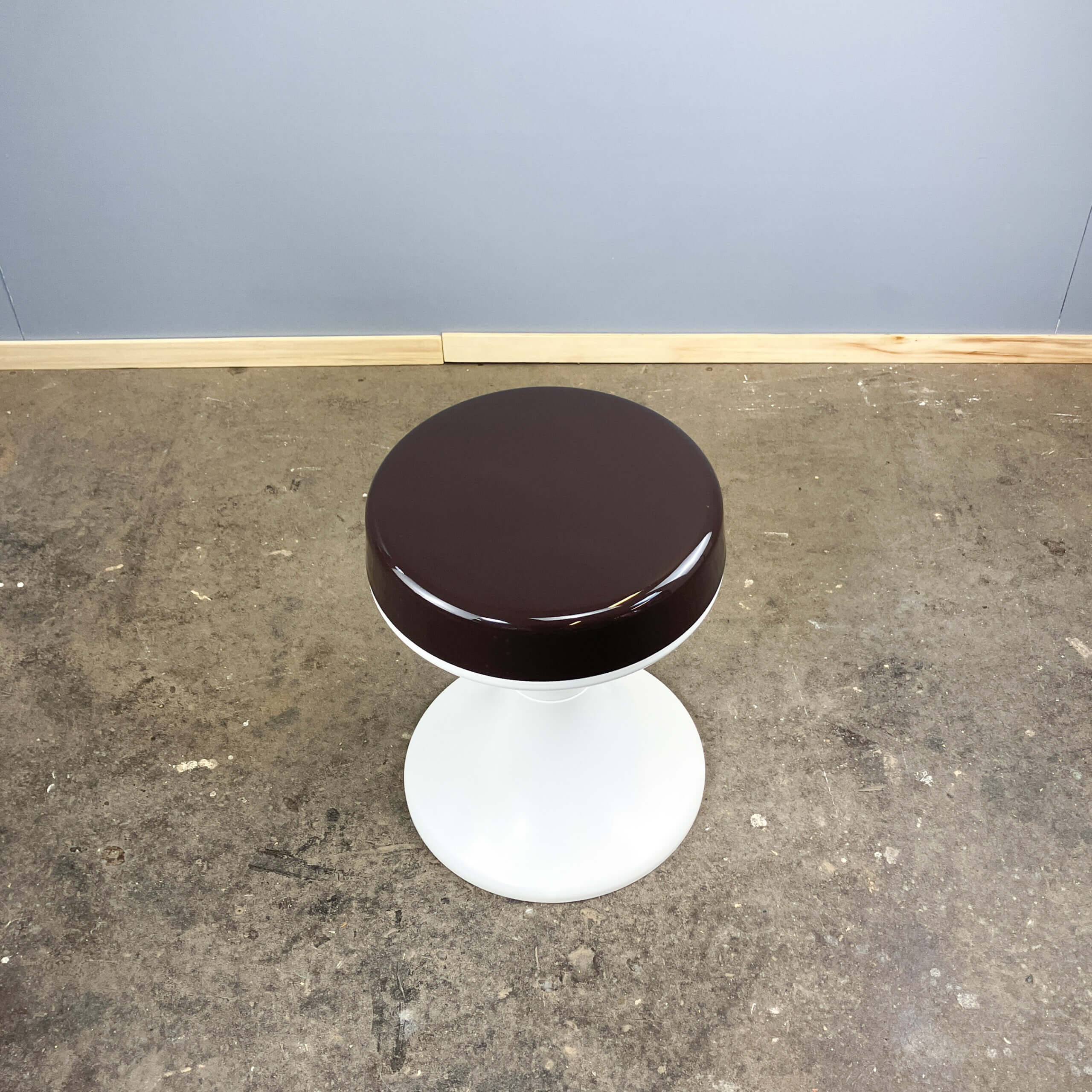 Tabouret Space Age par Emsa, en plastique, années 1970.