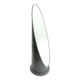 Tabletop 'Lipstick' Mirror in Glossy Grey Made in Italy, 1970s