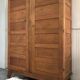Vintage René Gabriel wardrobe, old furniture known as disaster victims