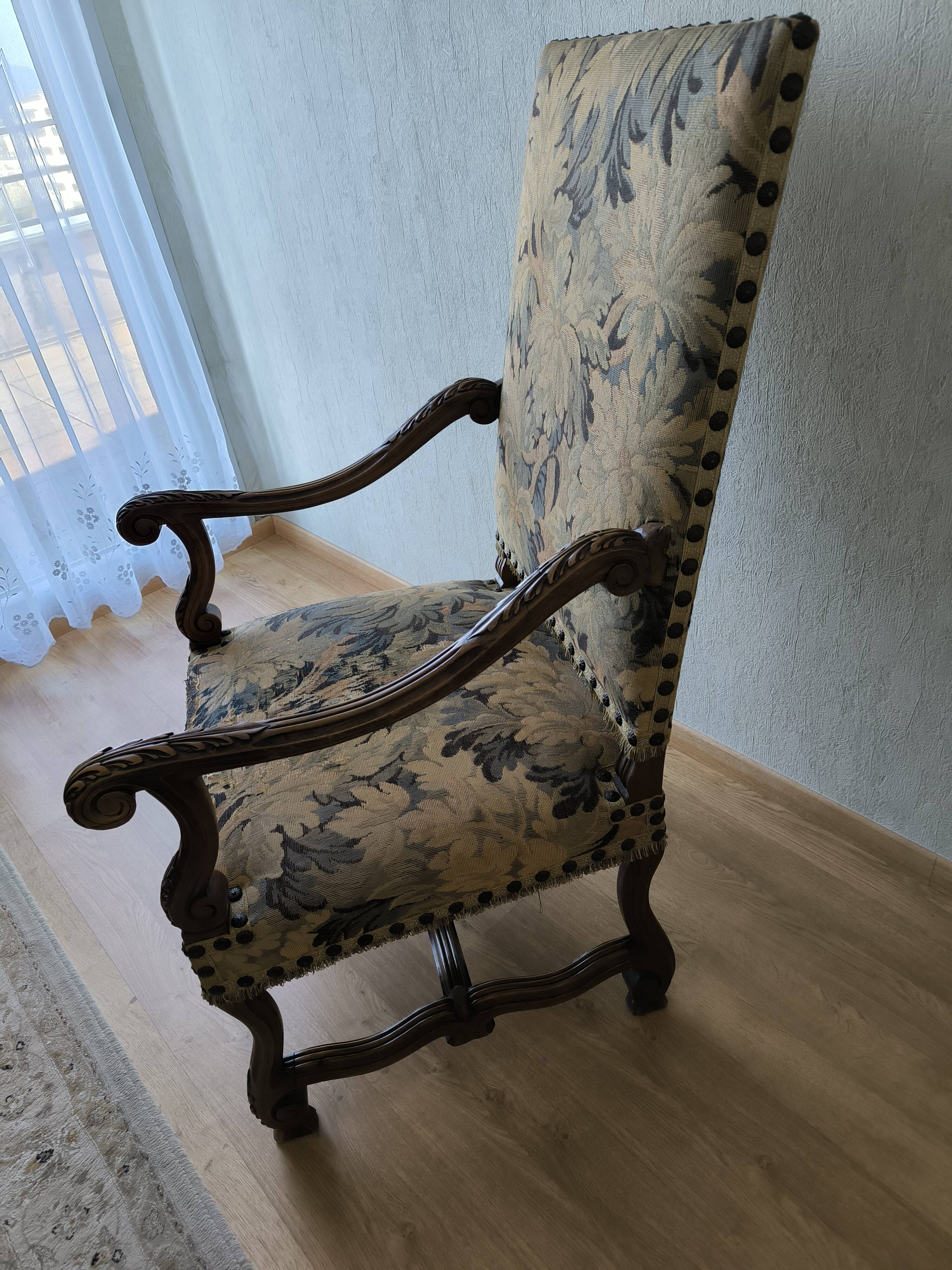Large Louis XIII armchair