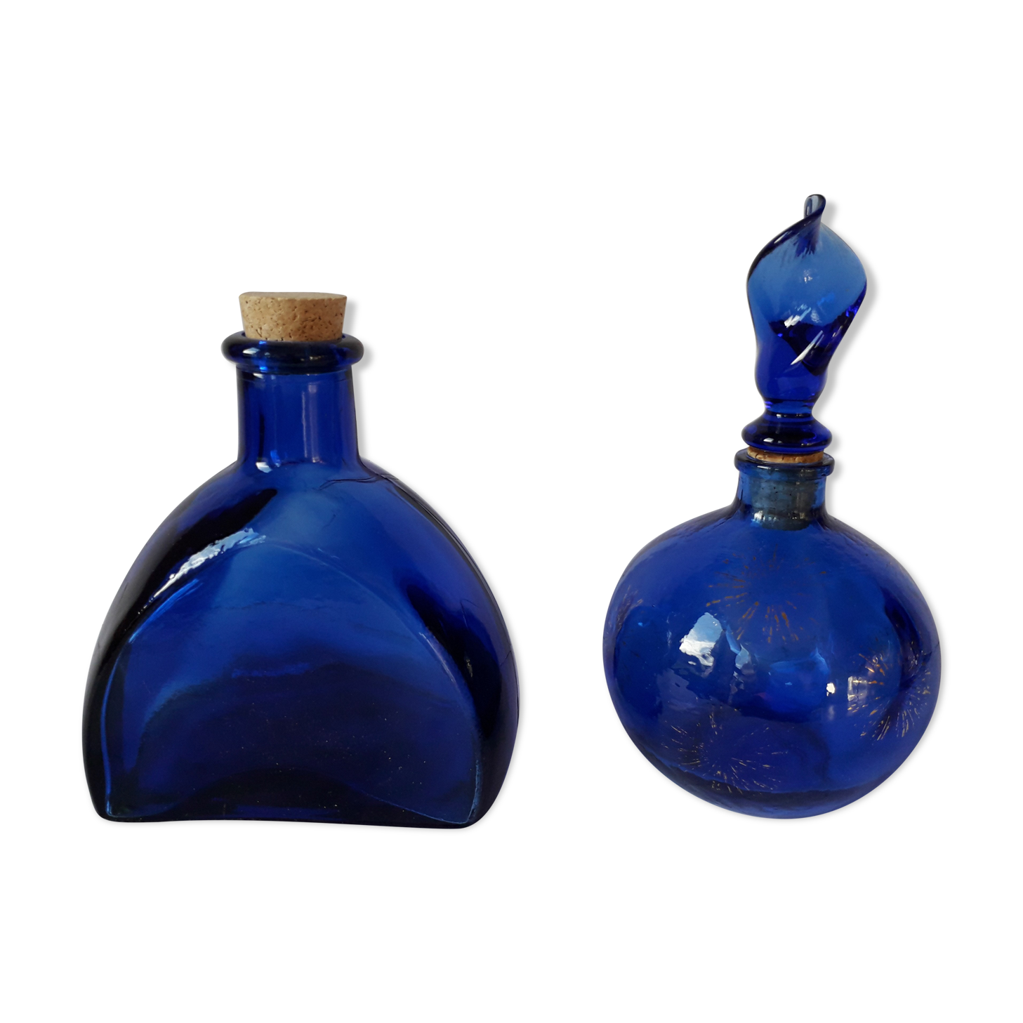 Blue bottles