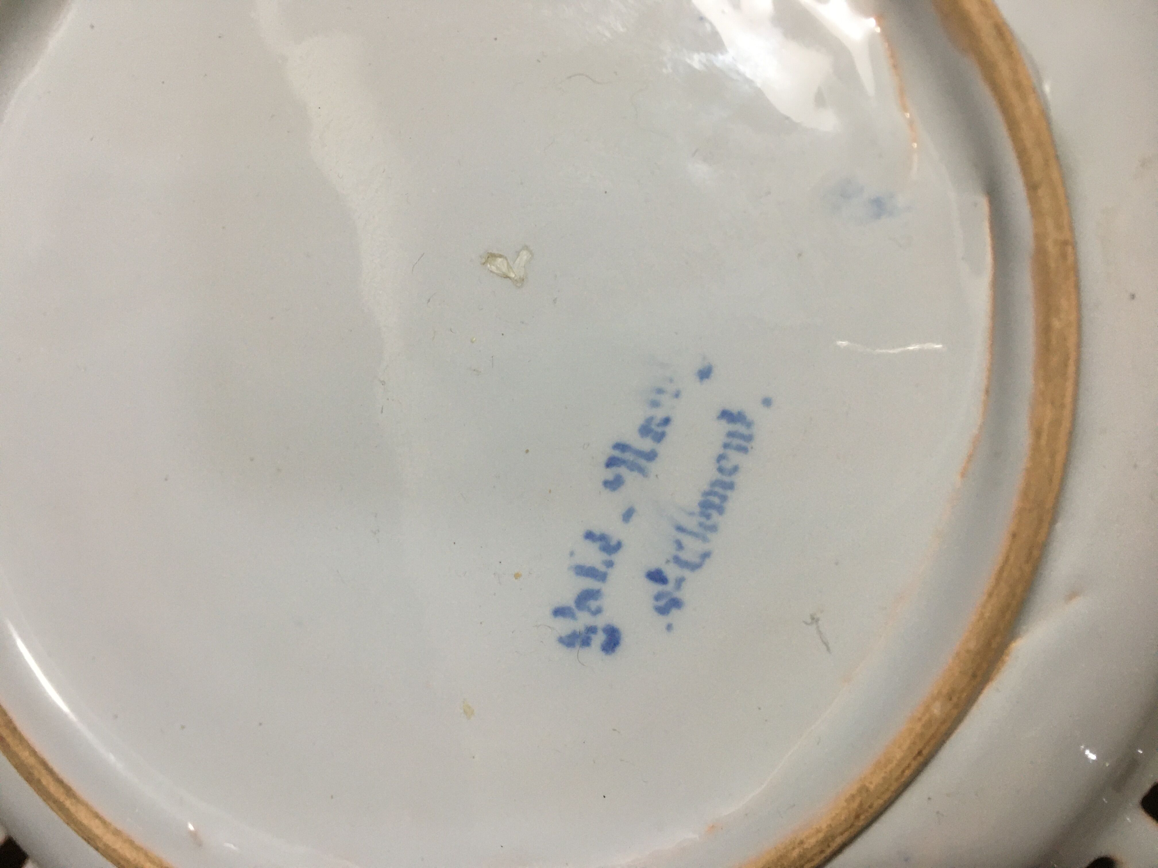 Decorative plate "Gallé Nancy- St Clément"