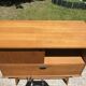 Small sideboard vintage HiFi 1950 feet compass