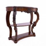 Rosewood console, France, circa 1890. After renovation.