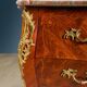 Commode ancienne Louis XV en placage de bois de rose, XVIIIe siècle