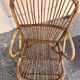 vintage rattan chair 1960