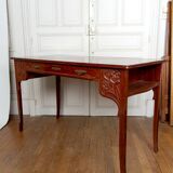 Art Nouveau / Jugendstil Desk, Carved Mahogany, Germany, Circa 1910