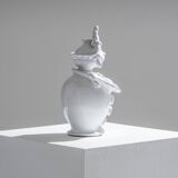 Paire de soliflores têtes de maure en céramique, 1970s