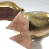 Brass/vintage duck set