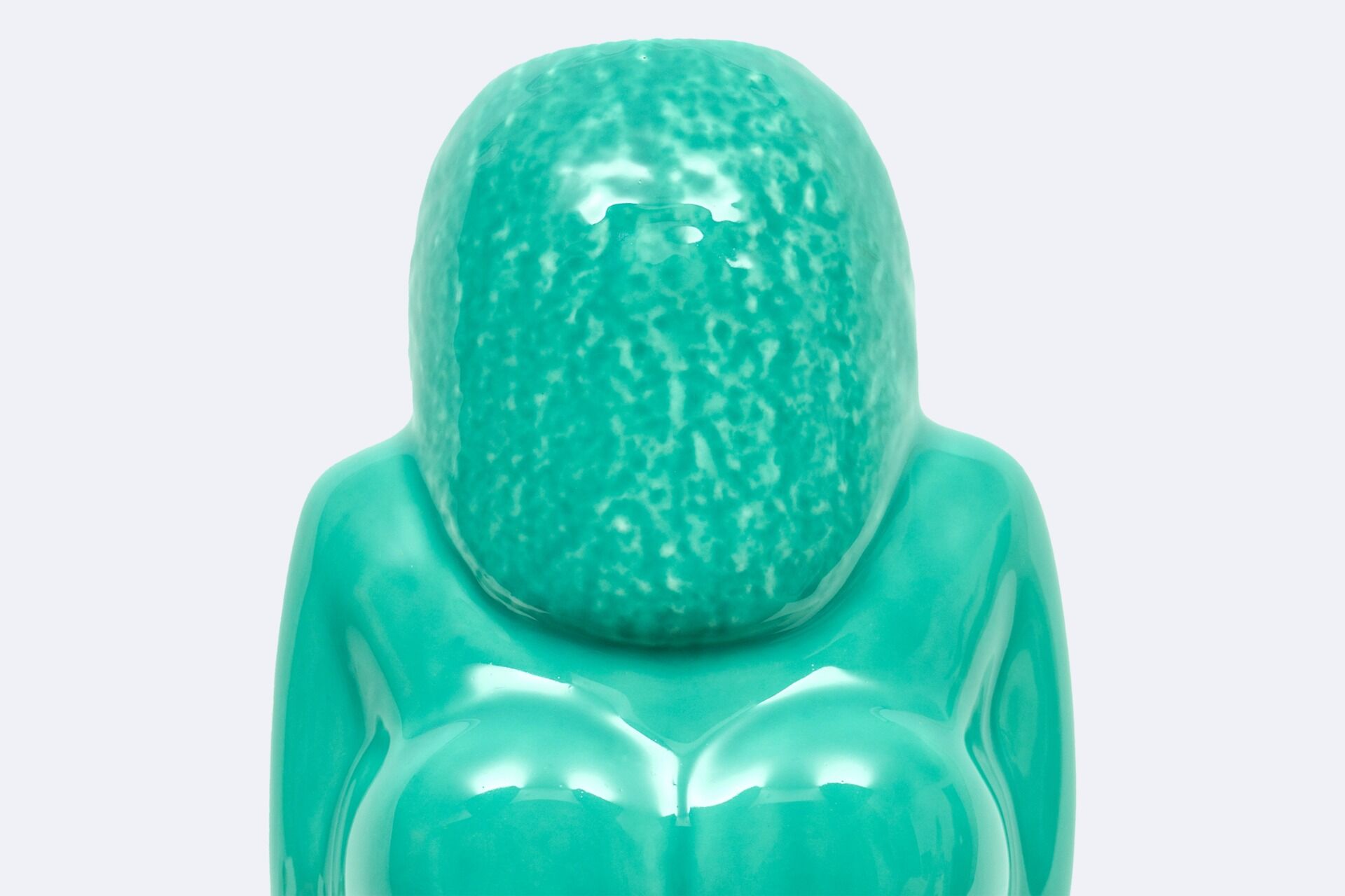 Gaia turquoise sea vase