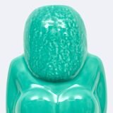 Gaia turquoise sea vase