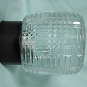 Round glass ceiling light