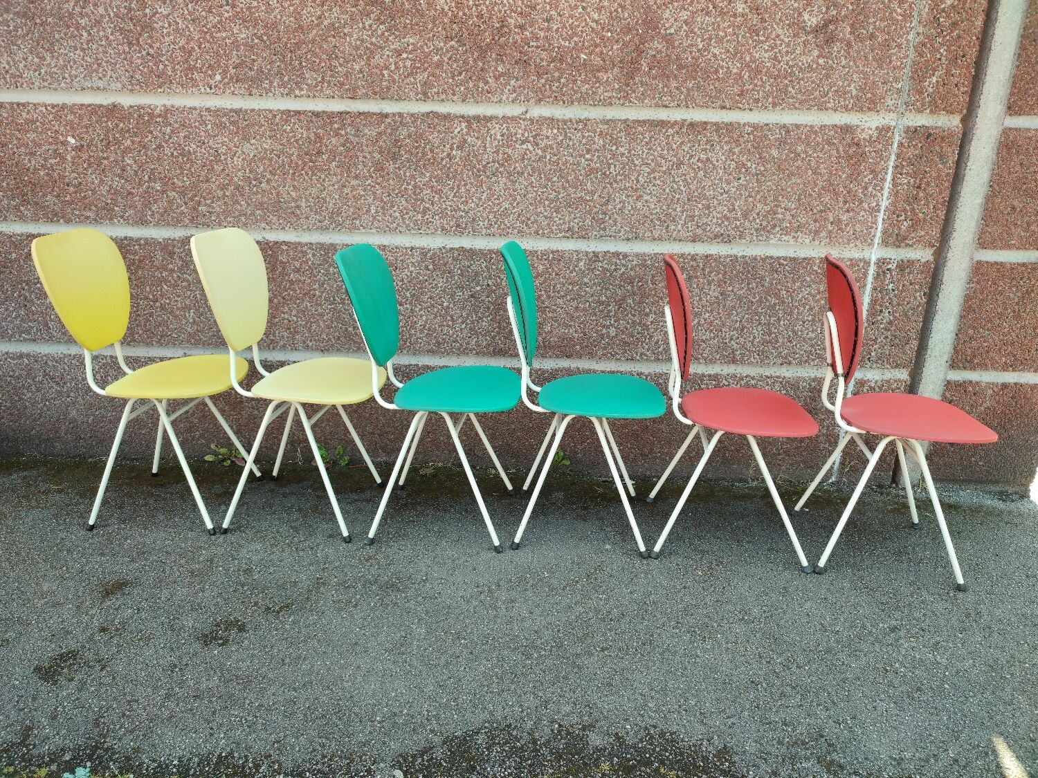 6 chaises vintage Henriette