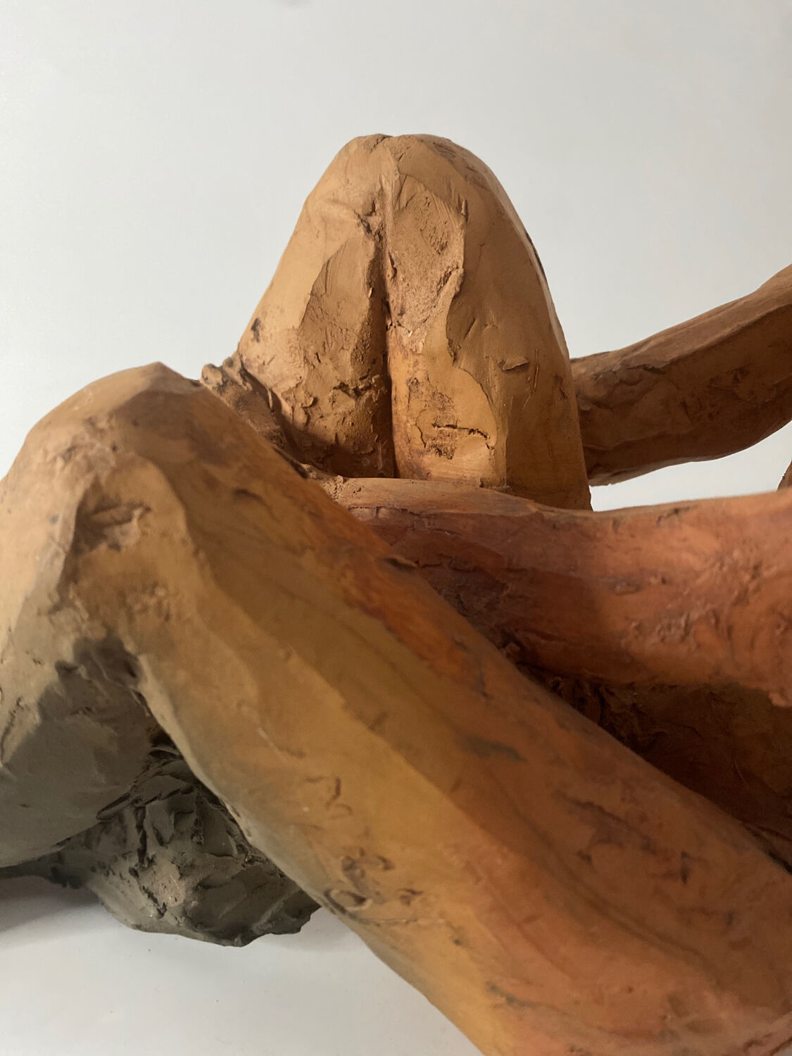 Nude Woman - Ceramic clay sculpture