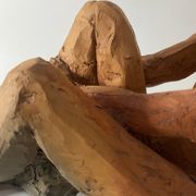 Femme nue - Sculpture en terre céramique