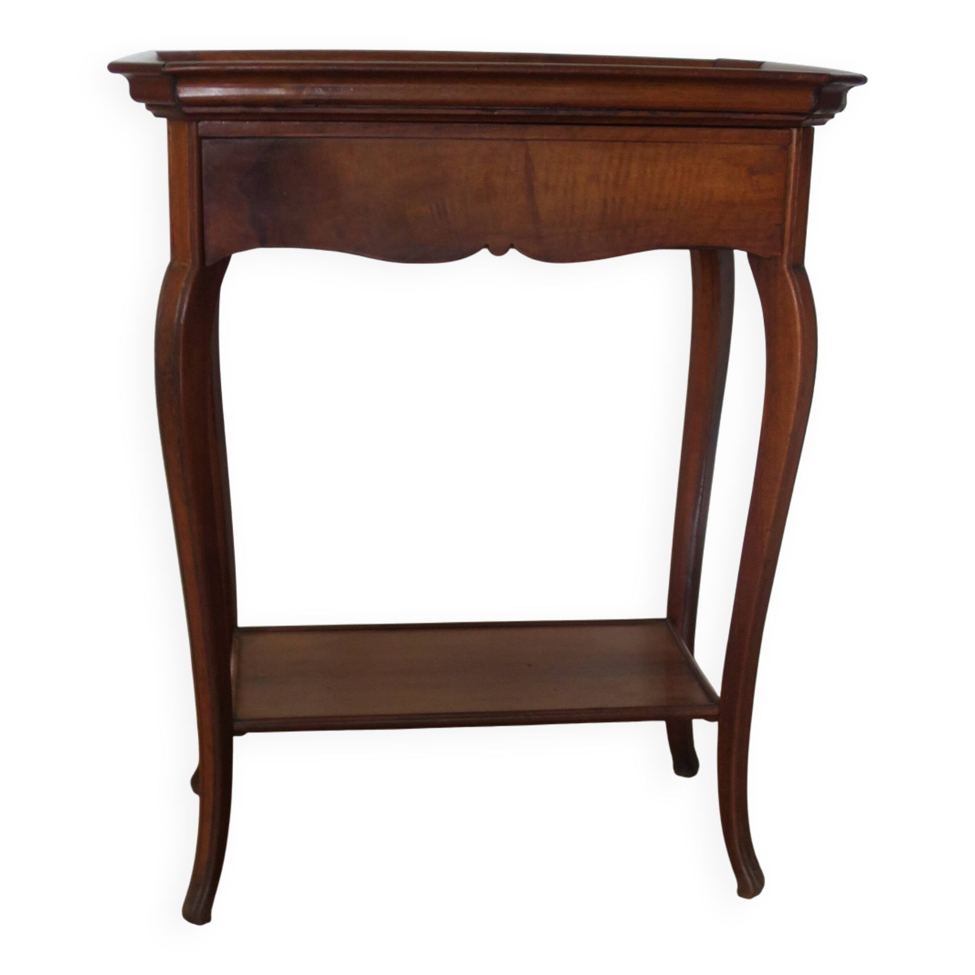 Side table – End table – Mahogany – Raised edge top – 1 drawer