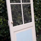 Porte vitrée h197,5xl89,5 de communication moulurée