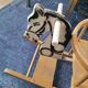 Cheval à bascule enfant, années 50