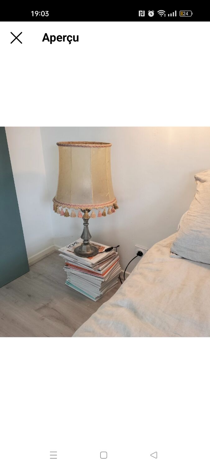 Vintage bohemian lamp