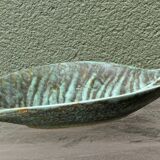 Enamelled stoneware plate