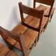 Dining table and 4 chairs, mountain furniture from the 1960s.