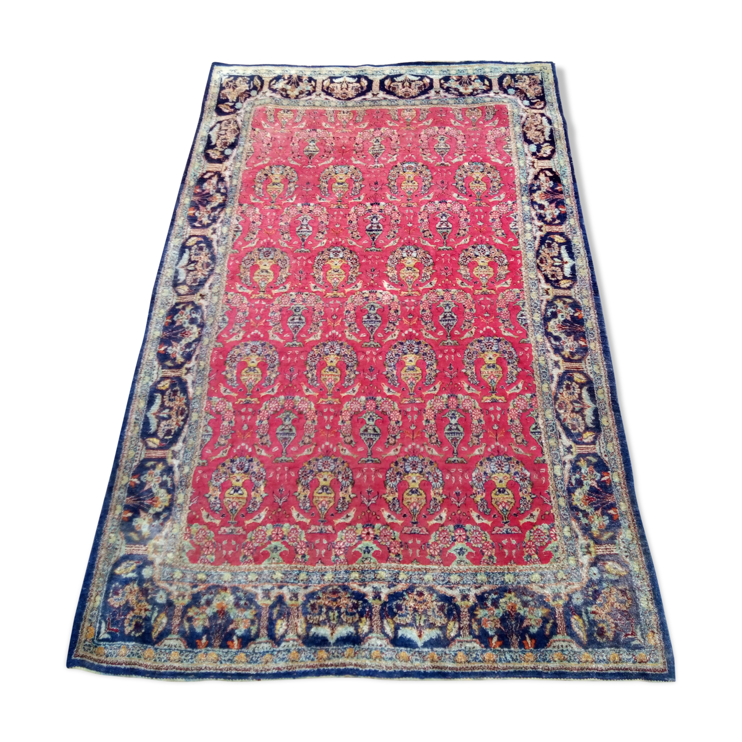 Persian carpet, silk ghoum 168 x 106