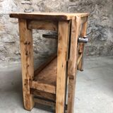Small wooden workbench decoration
