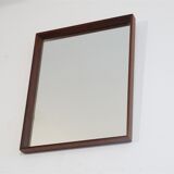 Vintage Scandinavian teak mirror 1960