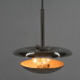 Bauhaus Chandelier by IAS, 1920s, Restored, Three Items Available