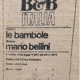 Leather sofa "Bambole" by Mario Bellini for B Italia 1970s