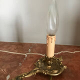 Lampe de table , bougeoir électrifié