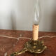 Table lamp, electrified candle holder