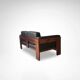 Bastiano 2-seater sofa by Afra & Tobia Scarpa for Knoll Int 1980s